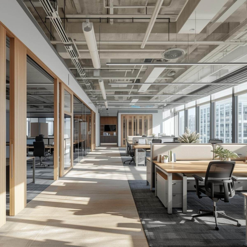 Corporate fit-out by Petra International delivering modern office interiors and smart solutions